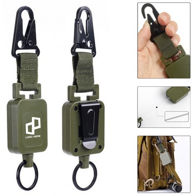 Outdoor Functional Retractable Keychain