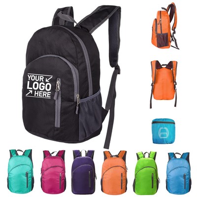 Lightweight Foldable Water Resistant Backpack