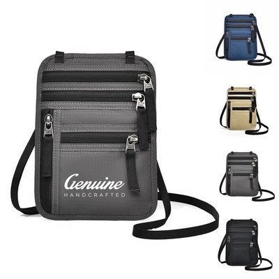 Travel Safe RFID-Blocking Neck Wallet