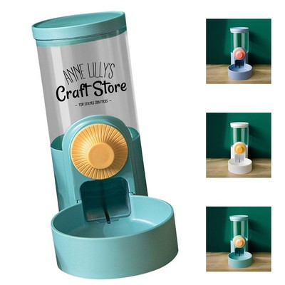 Cat Food and Water Dispenser Set