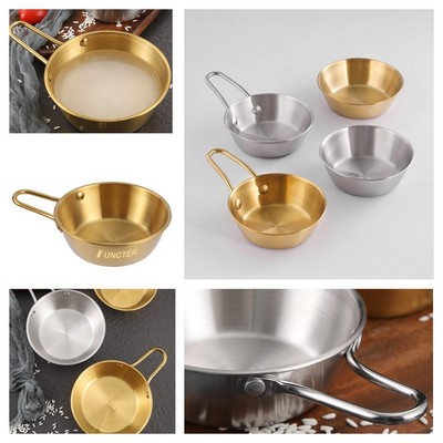 20 Oz. Stainless Steel Camping Large Bowl W/ Handle