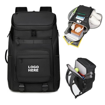 Outdoor Training Gear Bag Large Sports Backpack with Shoe Compartment