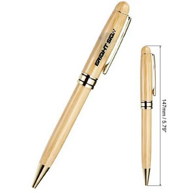 Bamboo Eco Pen with Metal Refill