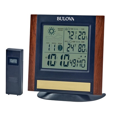 Bulova Clocks The Forecaster Weather Station Clock