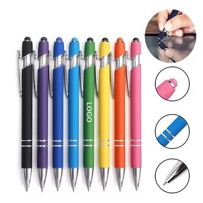 Custom Metal Stylus Ballpoint Pen