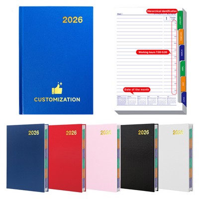 2026 A5 Agenda Notebook