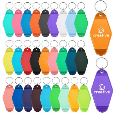 Retro Vintage Motel Keychain