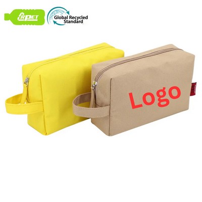 600D Recycled RPET Toiletry Pouch