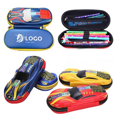 3D Car EVA Hard Shell Organized Kids Pencil Case