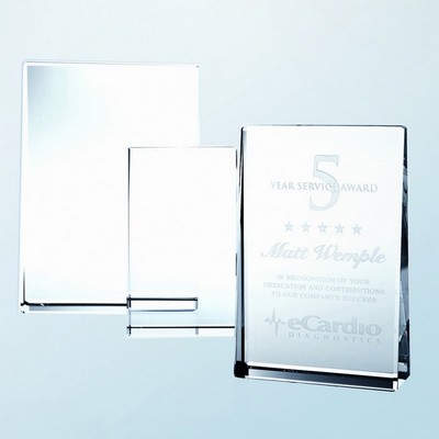 Crystal Vertical Plaque - 7" x 5"x 1-1/2"