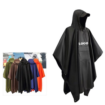 Multifunctional Portable Adult Outdoor Mountaineering One-Piece Raincoat