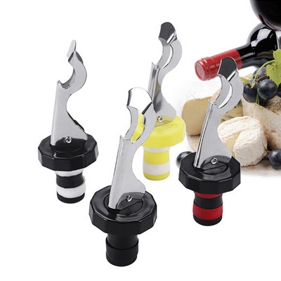 Customized Logo Silicone Wine Stopper