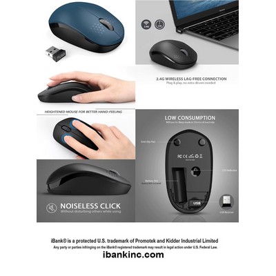 iBank ® Wireless Mouse for Laptop, PC, Tablet, Computer and Mac