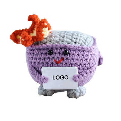 Dumpster Fire Emotional Support Mood Crochet Doll