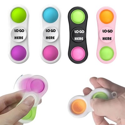 Push Pop Spinner Stress Relief Toy