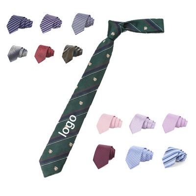 Striped Crown Tie