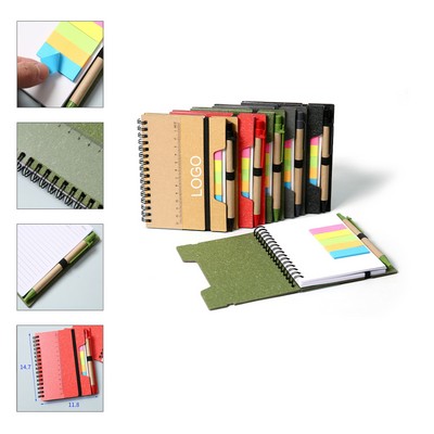 A5 Sticky Note Kraft Paper Notebook