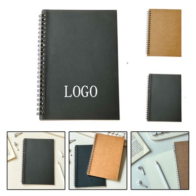 Vintage A5 Cowhide Coil Notebook