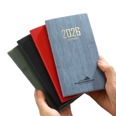 A6 PU Cover Pocket Notebook 2026
