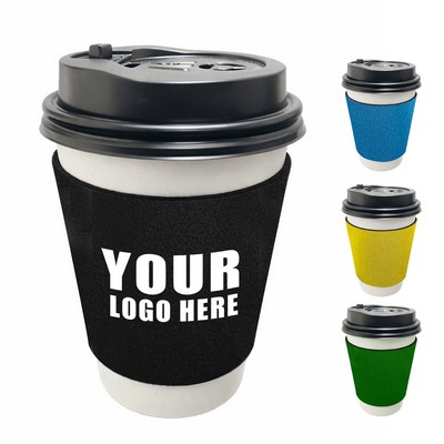 Neoprene Coffee Cup Sleeve Lightweight