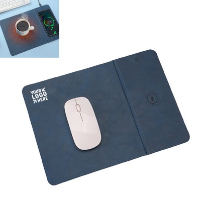 Heated Wireless Charging Mouse Pad