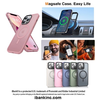 iBank ® MagSafe-Compatible Case for iPhone 17/16/15 Pro, Max, Air