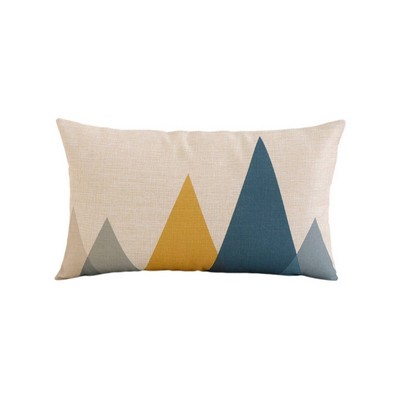 Digital Print Cotton Linen Throw Pillow Cover