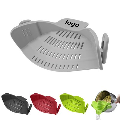Clip-On Silicone Pot Colander