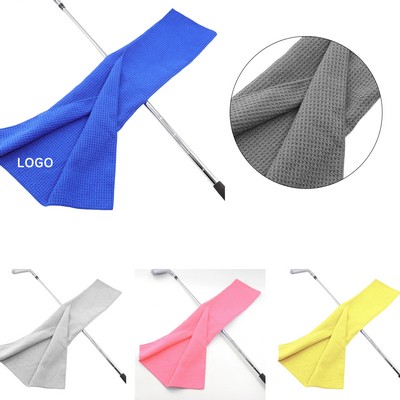 Microfiber Waffle Golf Towel