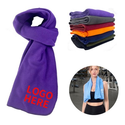 Embroidered Plush Winter Neck Wrap