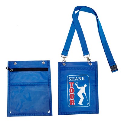 5.3"x6.7" Neck wallet Sublimation Logo print