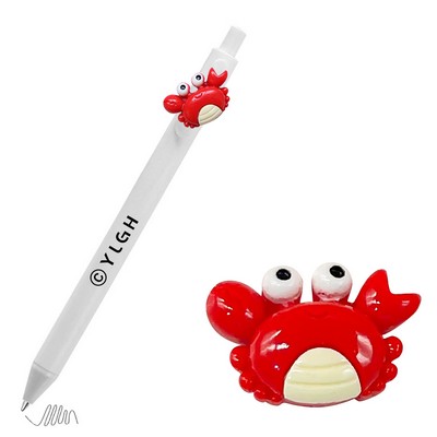Click Activated Pen With Crab