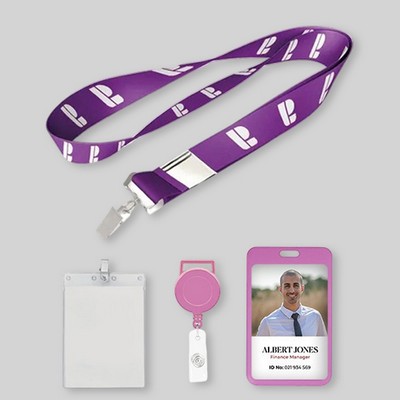 Price Saver Lanyard with Bull Dog Clip 1"