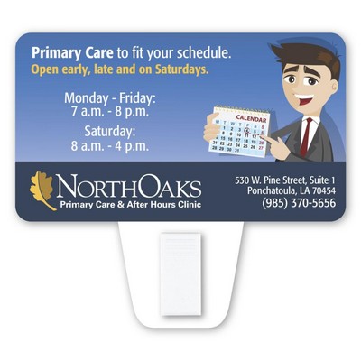 Magnetic Business Card with Clip