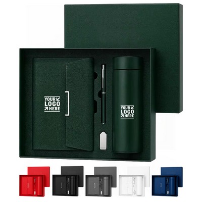 4-in-1 Minimalist Metal Clasp Business Gift Set