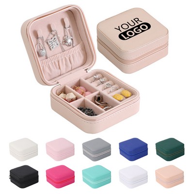Pu Leather Travel Jewelry Box