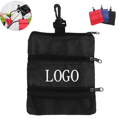Golf Ball Holder with Attachable Clip