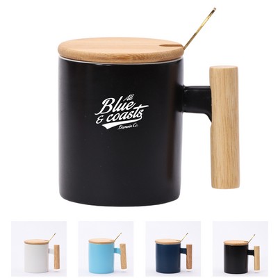 12Oz Coffee Mug with Spoon Set