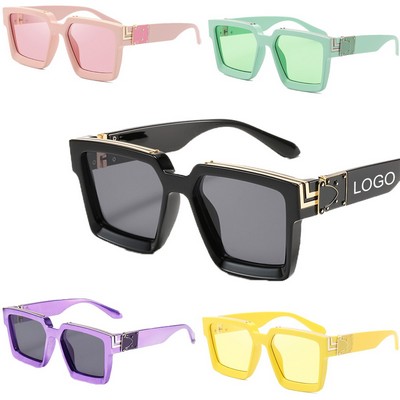 MOQ 50 Millionaire Large Square Frame Sunglasses