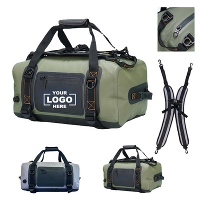 60L Rolling Waterproof Travel Duffel Bag