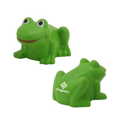 PU Stress Green Frog