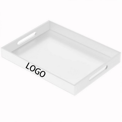 Custom ABS Plastic Serving Tray With Sturdy Handles
