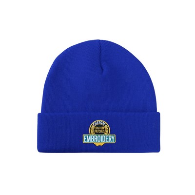 Knit Beanie With Cuff