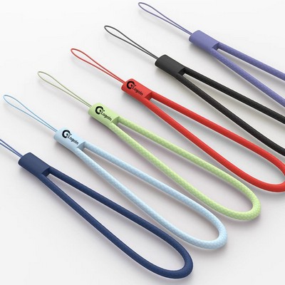 Colorful Silicone Phone Wrist Lanyard Strap