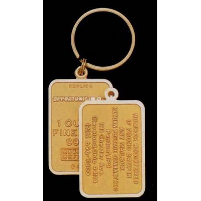Die Struck Registered Key Ring - 1 1/4"