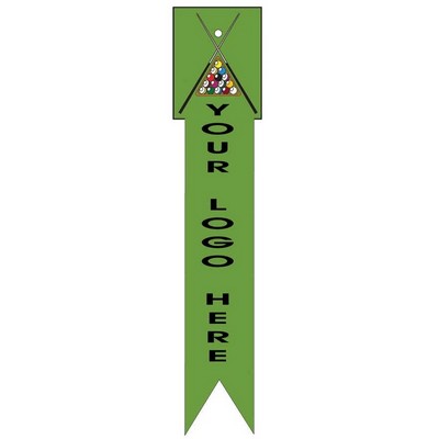 Pool Table Rack Bookmark w/ Black Back
