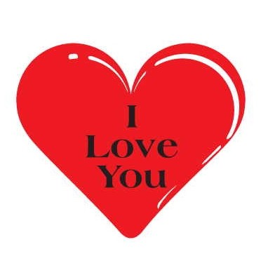 Heart Magnet w/ Full Magnetic Back (4 Square Inch)