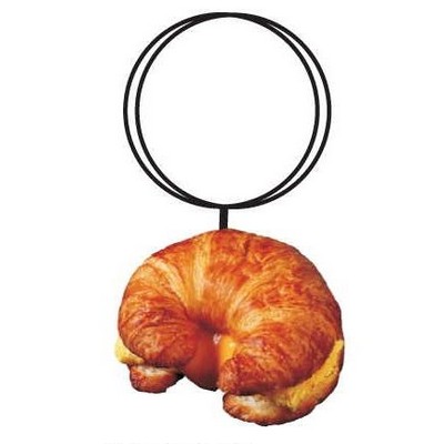 Croissant Executive Key Chain w/Mirrored Back (8 Square Inch)