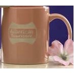 11 Oz. Orange Anchor Ceramic Mug