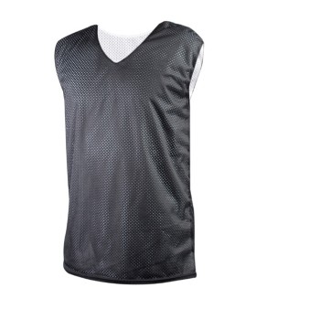 Youth Micro Mesh V-Neck Cap Sleeve Basketball Jersey Shirt